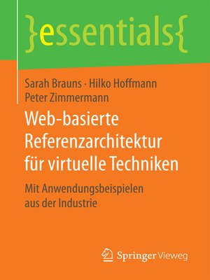 cover image of Web-basierte Referenzarchitektur für virtuelle Techniken